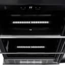 24"Monument Autograph Edition 154 Can Beverage Fridge in Stainless Steel with Matte Black Accents view 7