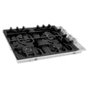 30" Dropin Gas Stovetop with 4 Gas Burners and Porcelain Top view 4