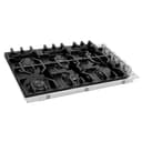 36" Dropin Gas Stovetop with 6 Gas Burners and Porcelain Top view 9