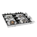 30" Drop-in Gas Stovetop with 4 Gas burners (RC30) with Brass Burners view 5