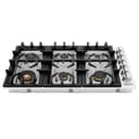 36" Drop-in Gas Stovetop with 6 Gas Burners (RC-36) with Brass Burners view 5
