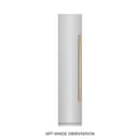 Autograph Edition 18 in. 8.6 cu. ft. Left Hinge Column Freezer view 12