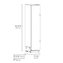 Autograph Edition 18 in. 8.6 cu. ft. Left Hinge Column Freezer view 6