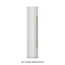 Autograph Edition 18 in. 8.6 cu. ft. Left Hinge Column Freezer view 13