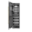 Autograph Edition 24 In. 12.4 Cu. Ft. Column Freezer In Stainless Steel With Graphite Gray Interior And Polished Gold Accents view 1