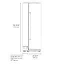 24 in. 12.5 cu. ft. Column Refrigerator view 5