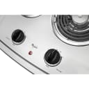 21-inch Electric Cooktop with Black Stainless Steel Surface view 2