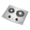 21-inch Electric Cooktop with Black Stainless Steel Surface view 3