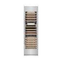 24 In. 12.4 Cu. Ft. Triple Zone 100 Bottle Column Wine Cooler In Stainless Steel view 1