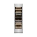 24 In. 12.4 Cu. Ft. Triple Zone 100 Bottle Column Wine Cooler In Stainless Steel view 3