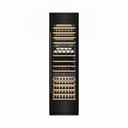 24 In. 12.4 Cu. Ft. Triple Zone 100 Bottle Column Wine Cooler In Black Stainless Steel view 3