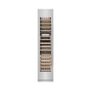 18 In. 9.0 Cu. Ft. Triple Zone 68 Bottle Left Hinge Column Wine Cooler In Stainless Steel view 3