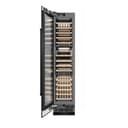 18 In. 9.0 Cu. Ft. Triple Zone 68 Bottle Left Hinge Column Wine Cooler In Black Stainless Steel view 2