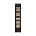 18 In. 9.0 Cu. Ft. Triple Zone 68 Bottle Left Hinge Column Wine Cooler In Black Stainless Steel view 4