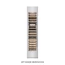 18 In. 9.0 Cu. Ft. Triple Zone 68 Bottle Left Hinge Column Wine Cooler In Satin Stainless Steel view 1