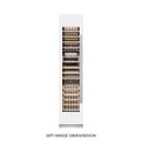 18 In. 9.0 Cu. Ft. Triple Zone 68 Bottle Left Hinge Column Wine Cooler In White Matte view 1