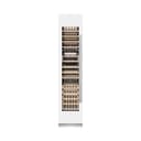 18 In. 9.0 Cu. Ft. Triple Zone 68 Bottle Left Hinge Column Wine Cooler In White Matte view 3