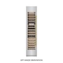 Autograph Edition 18 In. 9.0 Cu. Ft. Triple Zone 68 Bottle Left Hinge Column Wine Cooler In Stainless Steel With Polished Gold Accents view 1