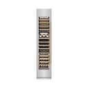 Autograph Edition 18 In. 9.0 Cu. Ft. Triple Zone 68 Bottle Left Hinge Column Wine Cooler In Stainless Steel With Polished Gold Accents view 3