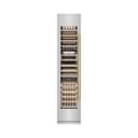 Autograph Edition 18 In. 9.0 Cu. Ft. Triple Zone 68 Bottle Left Hinge Column Wine Cooler In Stainless Steel With Polished Gold Accents view 4