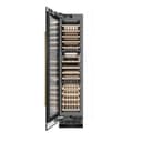 Autograph Edition 18 In. 9.0 Cu. Ft. Triple Zone 68 Bottle Left Hinge Column Wine Cooler In Black Stainless Steel With Champagne Bronze Accents view 2