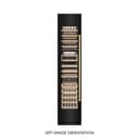 Autograph Edition 18 In. 9.0 Cu. Ft. Triple Zone 68 Bottle Left Hinge Column Wine Cooler In Black Stainless Steel With Polished Gold Accents view 1