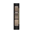 Autograph Edition 18 In. 9.0 Cu. Ft. Triple Zone 68 Bottle Left Hinge Column Wine Cooler In Black Stainless Steel With Polished Gold Accents view 3