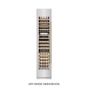 Autograph Edition 18 In. 9.0 Cu. Ft. Triple Zone 68 Bottle Left Hinge Column Wine Cooler In Satin Stainless Steel With Champagne Bronze Accents view 1