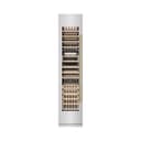 Autograph Edition 18 In. 9.0 Cu. Ft. Triple Zone 68 Bottle Left Hinge Column Wine Cooler In Satin Stainless Steel With Champagne Bronze Accents view 3
