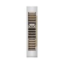 Autograph Edition 18 In. 9.0 Cu. Ft. Triple Zone 68 Bottle Left Hinge Column Wine Cooler In Satin Stainless Steel With Champagne Bronze Accents view 4