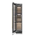 Autograph Edition 18 In. 9.0 Cu. Ft. Triple Zone 68 Bottle Left Hinge Column Wine Cooler In Satin Stainless Steel With Polished Gold Accents view 2