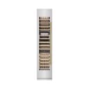 Autograph Edition 18 In. 9.0 Cu. Ft. Triple Zone 68 Bottle Left Hinge Column Wine Cooler In Satin Stainless Steel With Polished Gold Accents view 3