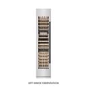Autograph Edition 18 In. 9.0 Cu. Ft. Triple Zone 68 Bottle Left Hinge Column Wine Cooler In Satin Stainless Steel With Matte Black Accents view 1