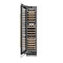 Autograph Edition 18 In. 9.0 Cu. Ft. Triple Zone 68 Bottle Left Hinge Column Wine Cooler In White Matte With Champagne Bronze Accents view 2