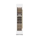 Autograph Edition 18 In. 9.0 Cu. Ft. Triple Zone 68 Bottle Left Hinge Column Wine Cooler In White Matte With Polished Gold Accents view 4