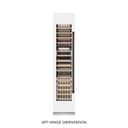 Autograph Edition 18 In. 9.0 Cu. Ft. Triple Zone 68 Bottle Left Hinge Column Wine Cooler In White Matte With Matte Black Accents view 1
