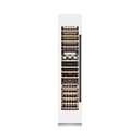 Autograph Edition 18 In. 9.0 Cu. Ft. Triple Zone 68 Bottle Left Hinge Column Wine Cooler In White Matte With Matte Black Accents view 3