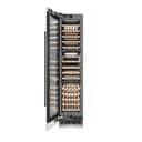 Autograph Edition 18 In. 9.0 Cu. Ft. Triple Zone 68 Bottle Left Hinge Column Wine Cooler In White Matte With Matte Black Accents view 5