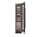 18 In. 9.0 Cu. Ft. Triple Zone 68 Bottle Right Hinge Column Wine Cooler In Black Stainless Steel view 2