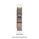 18 In. 9.0 Cu. Ft. Triple Zone 68 Bottle Right Hinge Column Wine Cooler In White Matte view 1