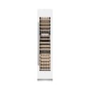 18 In. 9.0 Cu. Ft. Triple Zone 68 Bottle Right Hinge Column Wine Cooler In White Matte view 4