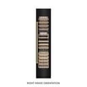 Autograph Edition 18 In. 9.0 Cu. Ft. Triple Zone 68 Bottle Right Hinge Column Wine Cooler In Black Stainless Steel With Champagne Bronze Accents view 1