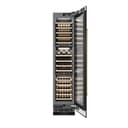 Autograph Edition 18 In. 9.0 Cu. Ft. Triple Zone 68 Bottle Right Hinge Column Wine Cooler In Black Stainless Steel With Polished Gold Accents view 5