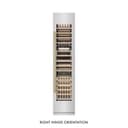 Autograph Edition 18 In. 9.0 Cu. Ft. Triple Zone 68 Bottle Right Hinge Column Wine Cooler In Satin Stainless Steel With Champagne Bronze Accents view 1
