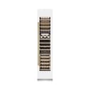 Autograph Edition 18 In. 9.0 Cu. Ft. Triple Zone 68 Bottle Right Hinge Column Wine Cooler In White Matte With Champagne Bronze Accents view 4