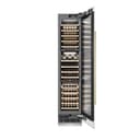 Autograph Edition 18 In. 9.0 Cu. Ft. Triple Zone 68 Bottle Right Hinge Column Wine Cooler In White Matte With Champagne Bronze Accents view 5