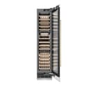 Autograph Edition 18 In. 9.0 Cu. Ft. Triple Zone 68 Bottle Right Hinge Column Wine Cooler In White Matte With Polished Gold Accents view 5