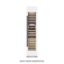Autograph Edition 18 In. 9.0 Cu. Ft. Triple Zone 68 Bottle Right Hinge Column Wine Cooler In White Matte With Matte Black Accents view 1