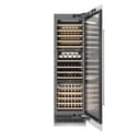 24 In. 12.4 Cu. Ft. Triple Zone 100 Bottle Column Wine Cooler In White Matte view 2