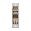 Autograph Edition 24 In. 12.4 Cu. Ft. Triple Zone 100 Bottle Column Wine Cooler In Stainless Steel And Polished Gold Accents view 1